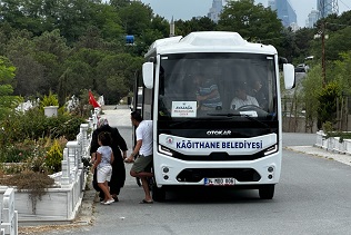 KÂĞITHANE BELEDİYESİ’NDEN KABİR ZİYARETLERİNE KOLAYLIK